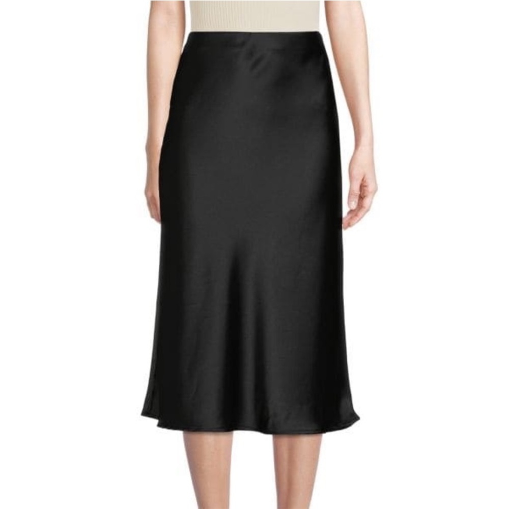 Renee C. Black Midi Skirt